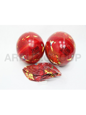 МЯЧ КРАСНЫЙ С ПРИНТОМ