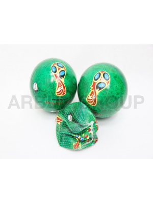 МЯЧ ЗЕЛЕНЫЙ С ПРИНТОМ