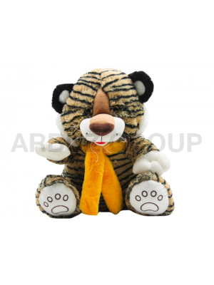 ТИГРЕНОК В ШАРФИКЕ КОРИЧНЕВЫЙ