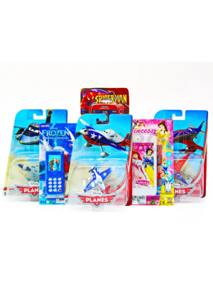 САМОЛЕТЫ 12ШТ И ТЕЛЕФОНЫ 12 ШТ (цена указана за 1 игрушку)