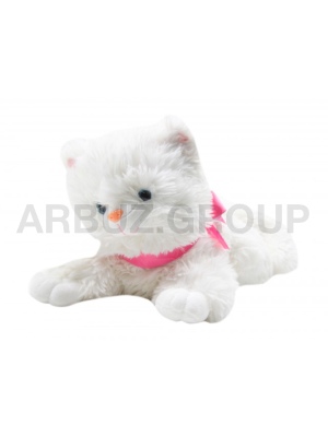 КОТ С РОЗОВЫМ БАНТОМ