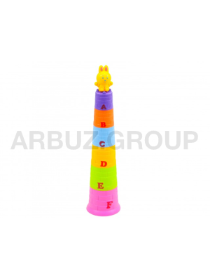 ИГРОВОЙ НАБОР ДЛЯ ПЕСКА ПИРАМИДКА С ИГРУШКОЙ