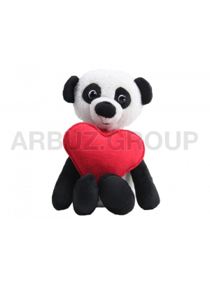 ПАНДА С КРАСНЫМ СЕРДЕЧКОМ