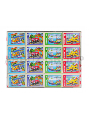 ПАЗЛ НУЖНЫЙ ТРАНСПОРТ 12 ДЕТАЛЕЙ