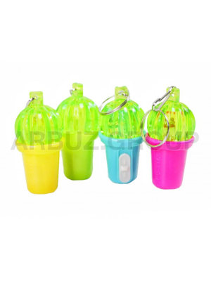 БРЕЛОК ФОНАРИК КАКТУС В ГОРШОЧКЕ