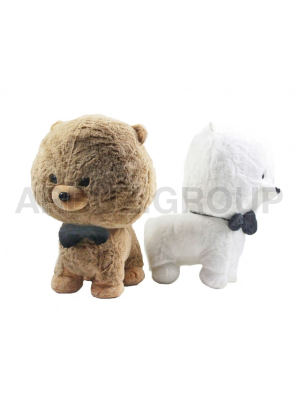 ШПИЦ ШОКОЛАДНЫЙ С БАНТОМ