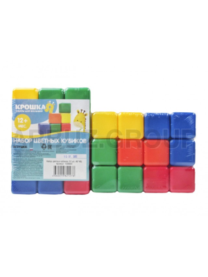 НАБОР ЦВЕТНЫХ КУБИКОВ