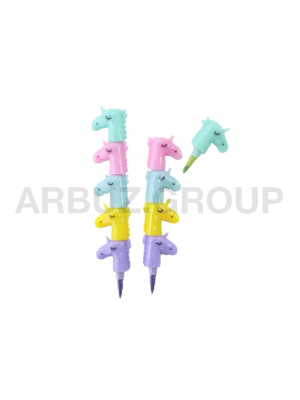 ВОСКОВЫЕ КАРАНДАШИ  ЕДИНОРОЖКИ