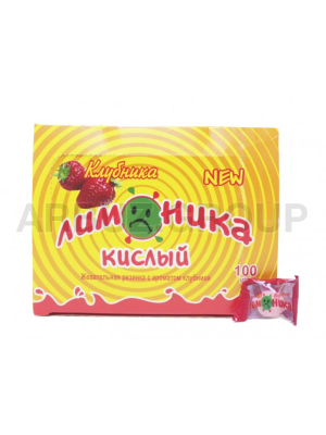 ЖЕВАТЕЛЬНАЯ РЕЗИНКА КЛУБНИКА