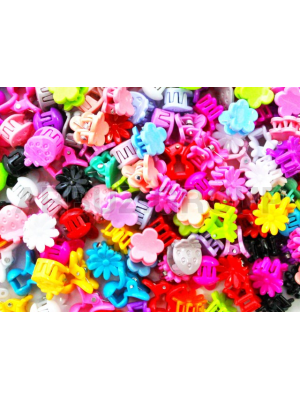 ЗАКОЛКА МИНИ КРАБ ЯРКОЕ АССОРТИ