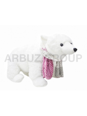 МИШКА ПОЛЯРНЫЙ В ШАРФЕ