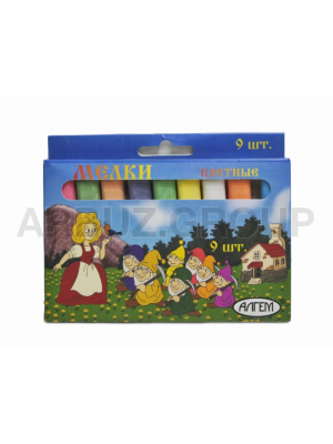 МЕЛКИ ЦВЕТНЫЕ 9 ЦВЕТОВ