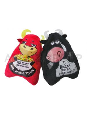 МАГНИТ МЯГКИЙ БЫЧОК АССОРТИ