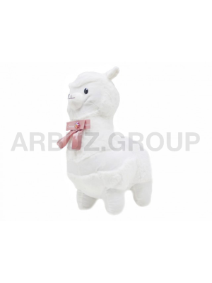 ЛАМА БЕЛАЯ С БАНТОМ