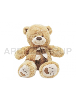 МИШКА ВЫШИТОЕ СЕРДЕЧКО КАРАМЕЛЬНЫЙ