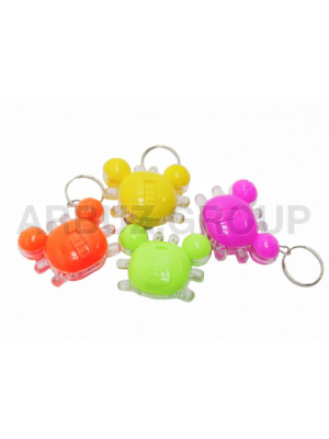 ФОНАРИК БРЕЛОК КРАБИК ЯРКИЙ