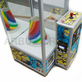 Торгово-призовой автомат 'Хватай-ка малая с лузой и кубом для призов'