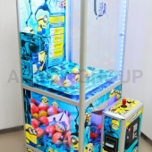 Призовой автомат 'Бункер - Миньоны' с призами в капсулах