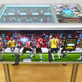 Аппарат для продажи мячей-прыгунов ФУТБОЛ - 2, ( 4 линии футболистов )