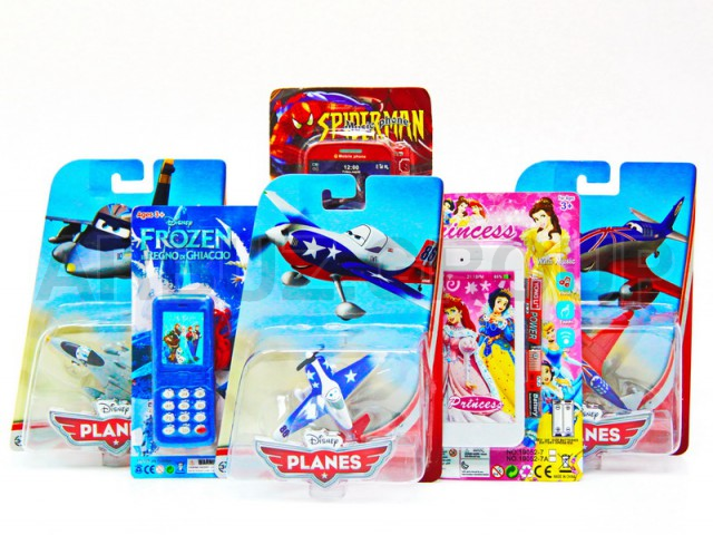 САМОЛЕТЫ 12ШТ И ТЕЛЕФОНЫ 12 ШТ (цена указана за 1 игрушку)