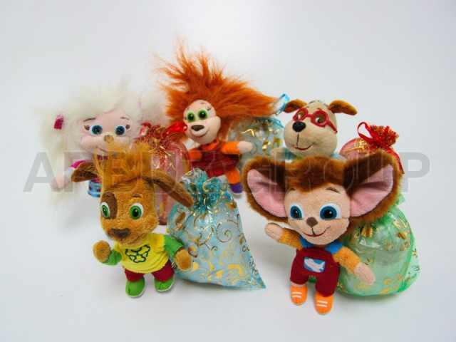 СОБАКА АССОРТИ-10 шт И СУВЕНИР-10 шт (цена за одну игрушку)