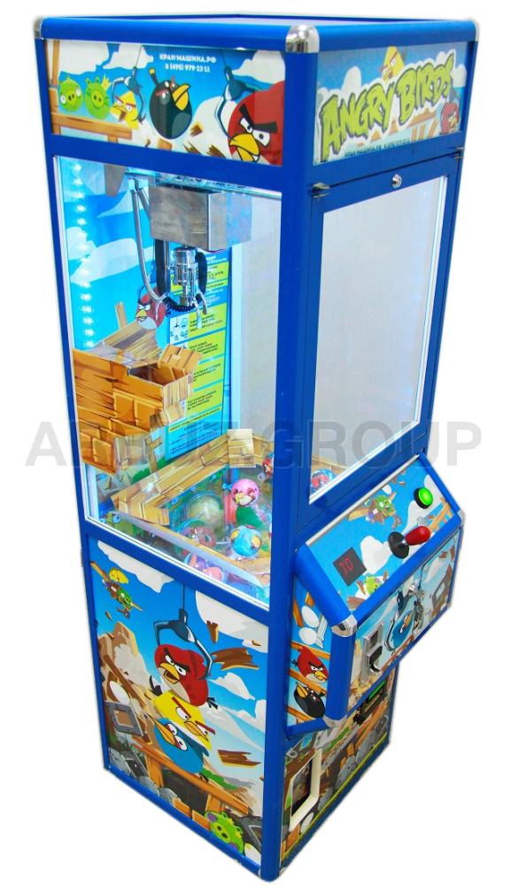 Призовой автомат 'Скворечник-Злые Птички' с призами в капсулах