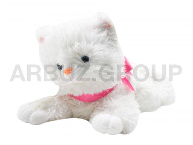 КОТ С РОЗОВЫМ БАНТОМ