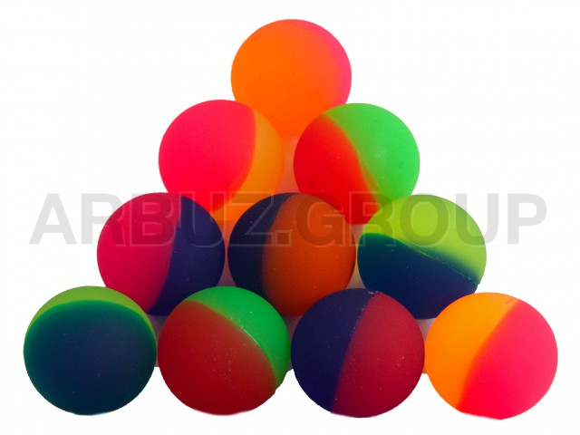 МЯЧИК ПРЫГУН ЦВЕТНОЙ ЛЕД 45мм