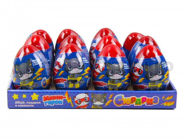 ЯЙЦО СЮРПРИЗ МИНИ ГЕРОИ