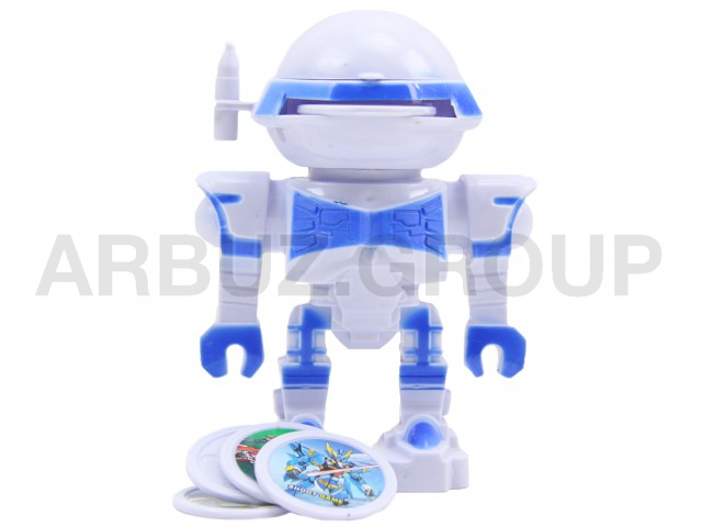 РОБОТ КОСМОВОИН СТРЕЛЯЕТ ДИСКАМИ