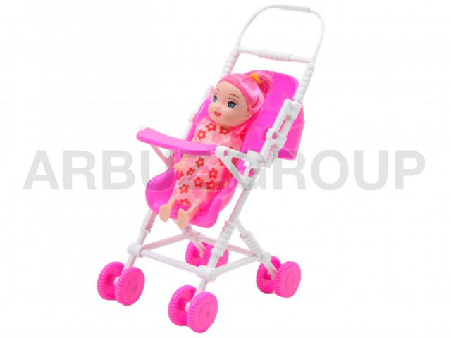 КОЛЯСКА С КУКОЛКОЙ