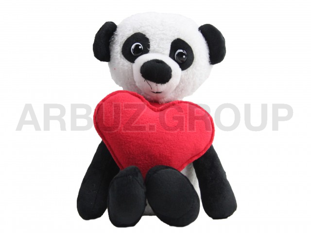 ПАНДА С КРАСНЫМ СЕРДЕЧКОМ