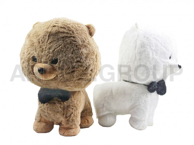 ШПИЦ ШОКОЛАДНЫЙ С БАНТОМ