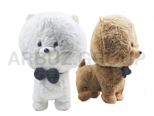 ШПИЦ БЕЛЫЙ С БАНТОМ