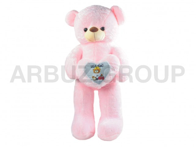 МИШУТКА РОЗОВЫЙ С СЕРДЦЕМ