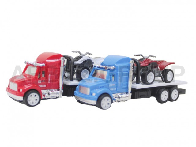 ГРУЗОВИК ИНЕРЦИОННЫЙ ЭВАКУАТОР С КВАДРОЦИКЛОМ