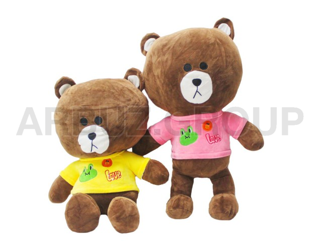 МИШУТКА ШОКОЛАДНЫЙ В ФУТБОЛКЕ